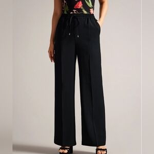 Ted Baker LILIAAH Wide Leg Tailored Joggers Pull-On Pant Size M